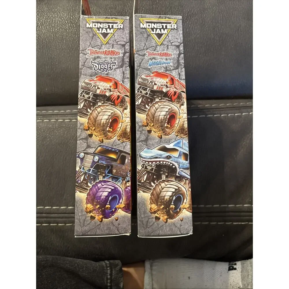 Monster Jam 1:72 Lot Pack Zombie El Toro Loco Thunderroarus Dragon Megalodon